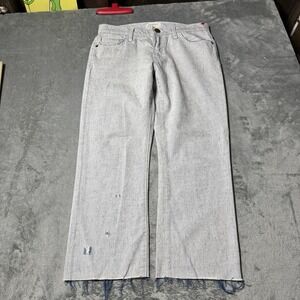 Current Elliott Womens The Stove Pipe Speckled Crop Jeans Size‎ 30x23 Boho City